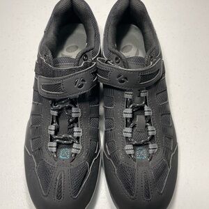 Bontrager Inform Black Cycling Shoes with Strap Size 10.5 SB-105